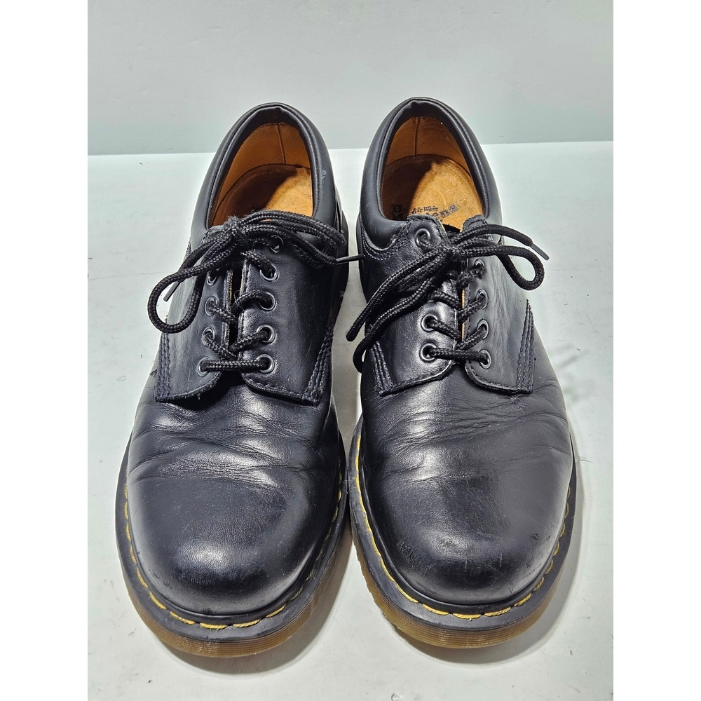 Dr. Martens 8053 Oxfords Mens Black Leather Padded Collar 5-Eye Size 13